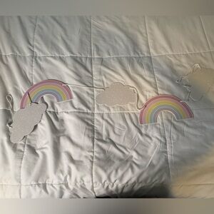 Rainbow & Clouds Garland Banner Decoration Girls